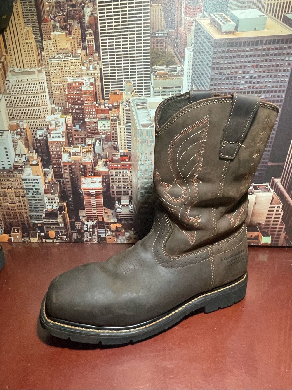 Cody James Men’s Slip On Work Boots 13 D Steel Toe
